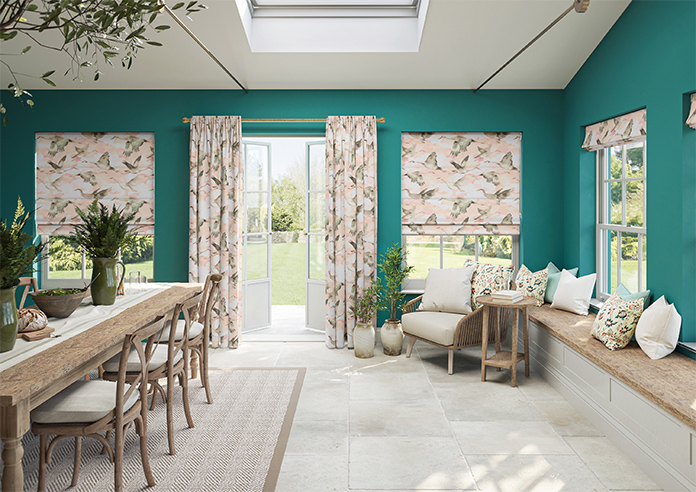 Flyway, Blush - Roman Blind - Image 8